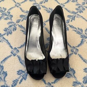 Stuart Weitzman satin pumps